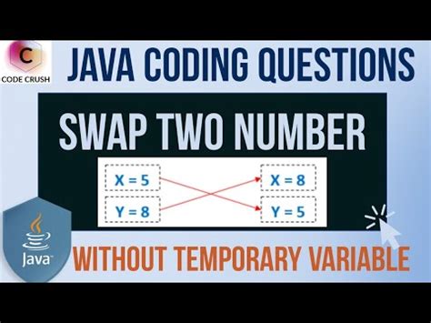 How To Swap Two Numbers In Java Without Using Third Variable Swap Two