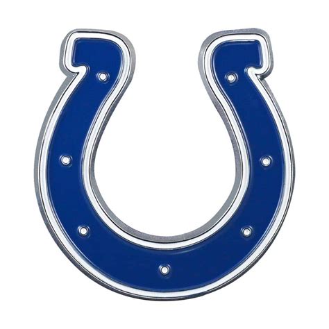 Fanmats Nfl Indianapolis Colts 3d Molded Full Color Metal Emblem