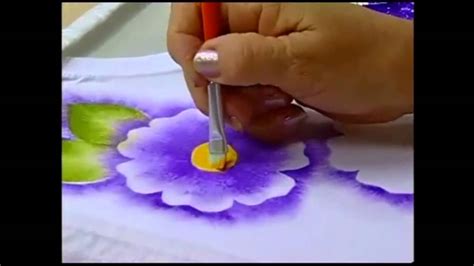 Espaço Condor Pintura em Tecido Estamparia de Flores YouTube