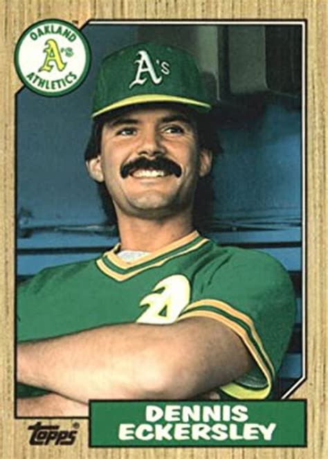 Dennis Eckersley Baseball Card S Baseball