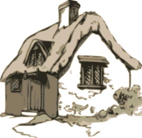 Cottage clip art Free Vector / 4Vector