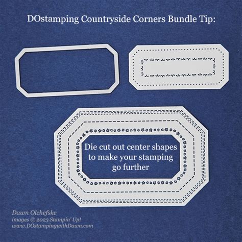 Countryside Corners Bundle Two Cute Cards DOstamping With Dawn