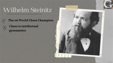 Wilhelm Steinitz - World Chess Champion