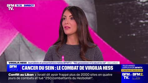 Cancer du sein Virgilia Hess présentatrice à BFMTV raconte dans un