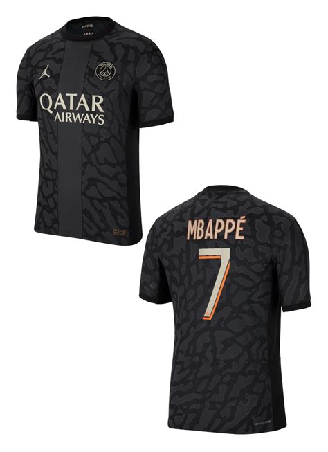 Psg Paris Saint Germain Trikot 3rd Herren 23 24 MbappÉ 7 Ligue 1