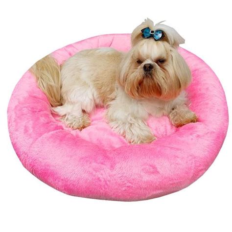 Cama Pet Redonda Caminha confortável para cães e gatos Gugah Baby