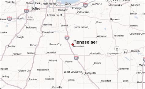 Guide Urbain de Rensselaer, Indiana