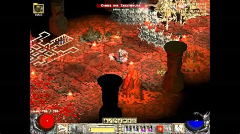 Diablo2 Naked Necromancer Nightmare Baalrun 2 YouTube