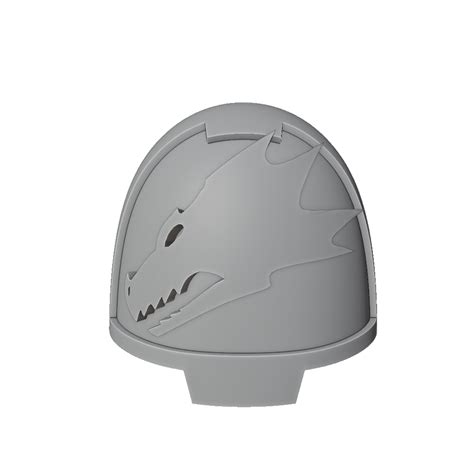 STL File Shoulder Pads For Gravis Armour Salamanders 3D Printable