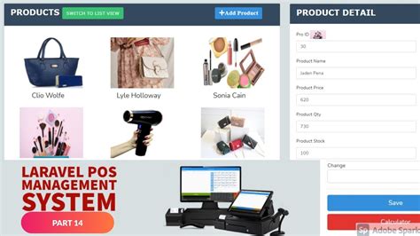 Laravel Pos Management System Part Product Detail Without Page