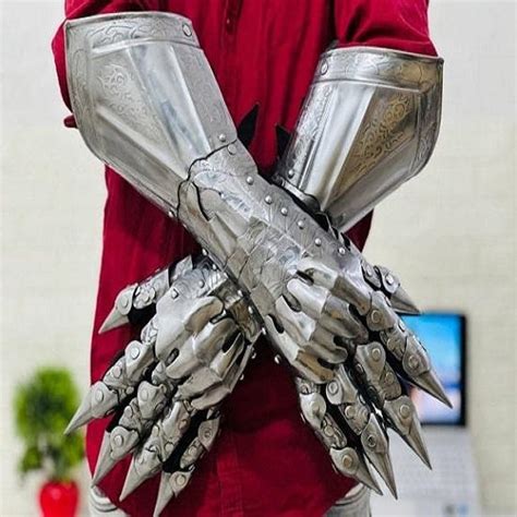 Купить Средневековый набор перчаток Nazgul, бронированные перчатки ...