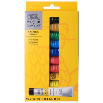 Estojo Tinta Galeria Winsor Newton Ml Unid Tinta Acr Lica