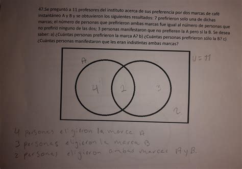 Se preguntó a 11 profesores del instituto acerca de sus preferencia por