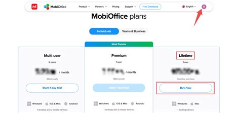 Активация MobiOffice Lifetime под Windows MobiSystems