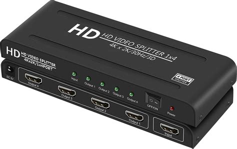 amazoncom linseek  hdmi splitter      port powered hdmi