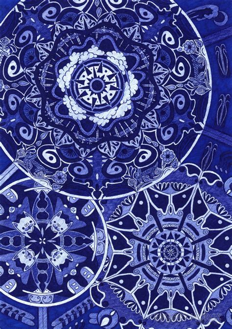 Three mandalas. Ballpoint pen drawing by EvgeniyMoroz on DeviantArt