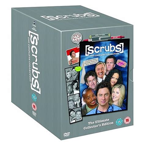 Scrubs Season Complete Dvd Box Set Uk Region New