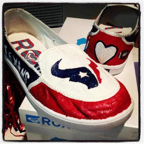 Houston Texans Hand Painted Shoes Painted Shoes Houston Texans Texans