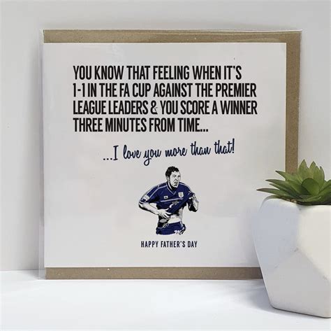 Cardiff City Fc That Feeling When Football Greetings Card Etsy