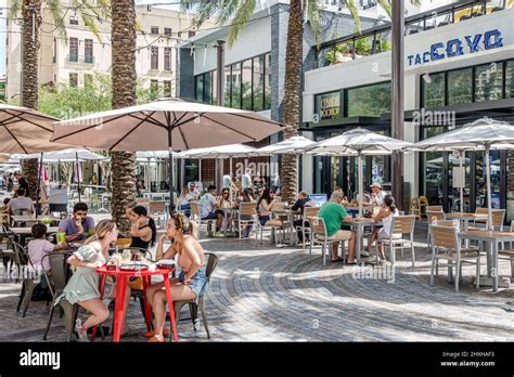 Coral Gables Florida Miami Giralda Avenue Plaza Restaurant Row