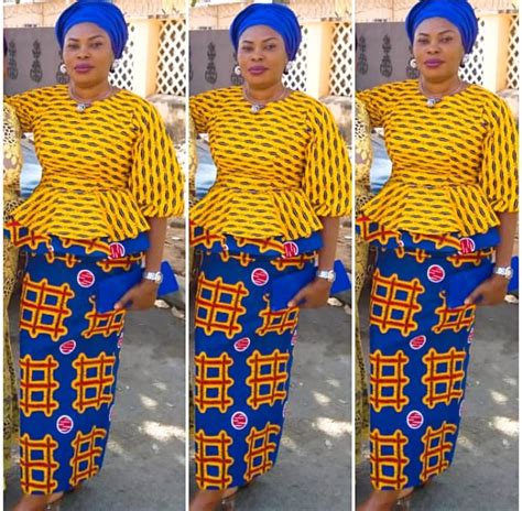 Pretty Ankara Skirt And Blouse 50 Outstanding Designs For Fashionistas