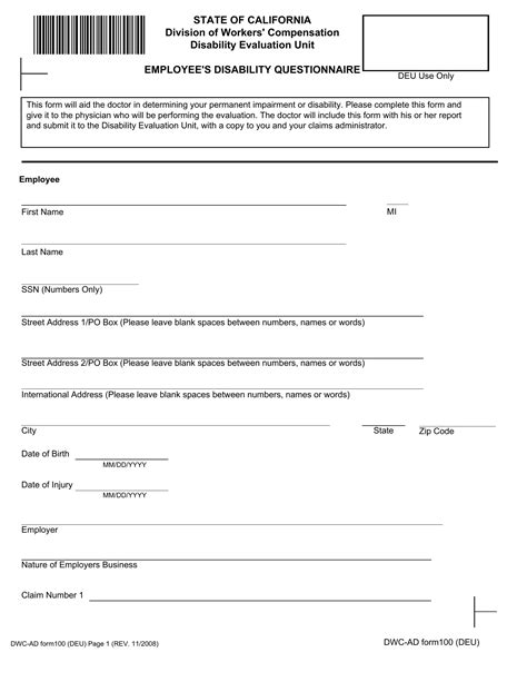 Dwc Ad Form Fill Out Printable Pdf Forms Online