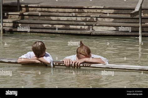 Jordan River Baptism site Stock Photo - Alamy