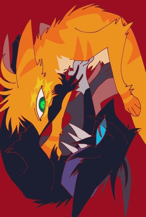 Warrior Cats Firestar And Scourge