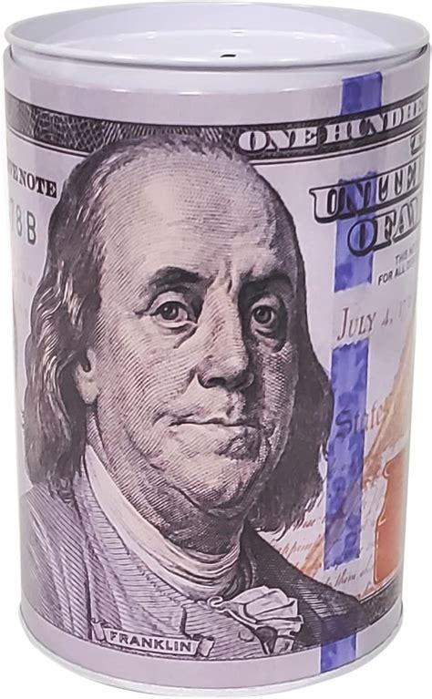 Amazon 100 Dollar Bill Piggy Bank 5 7 8 Tall Coin Saving Money