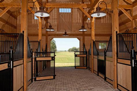 Timber Frame Horse Barn