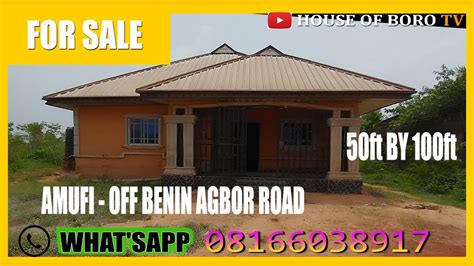 House For Sale In Benin City Edo State Nigeria Amufi Off Benin