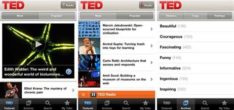 Ted App Comes To The Iphone Ted Blog