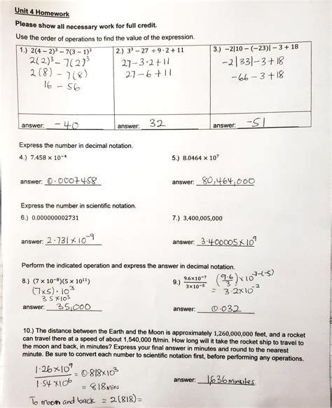 Unit 4 MAT Homework MAT 1205 ASSIGNMENT Unit 4 Homework Please Show