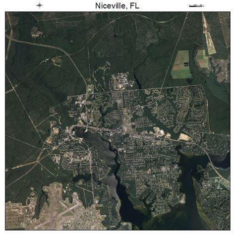 Aerial Photography Map of Niceville, FL Florida