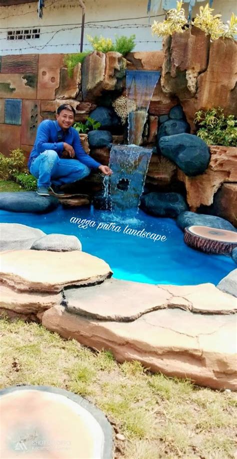 Jasa Pembuatan Dekorasi Kolam Tebing Air Terjun Relief Di Gresik