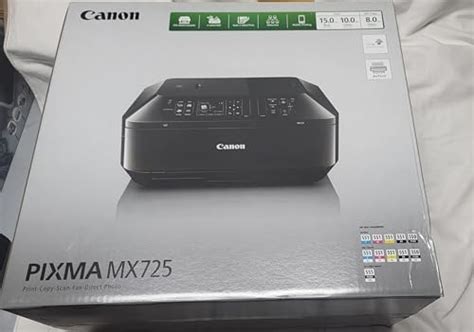 Canon Pixma MX725 All in One Multifunktionsgerät schwarz Amazon de