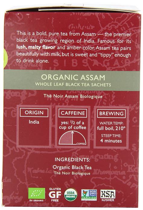 Organic Assam Black Tea 15 Count Pack Of 6 N2 Free Image Download