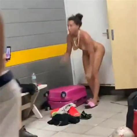 Cute Latina Is Completely Naked In Unisex Locker Room ThisVid