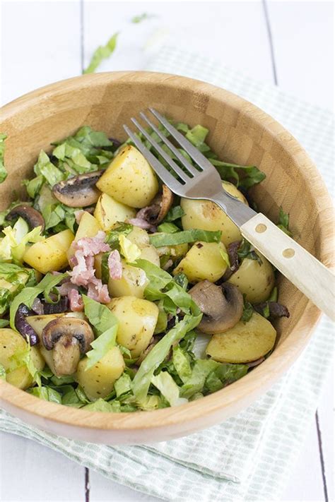 Andijviesalade Met Aardappeltjes En Spekjes Brenda Kookt