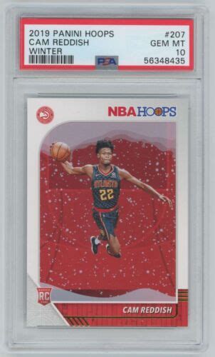 Cam Reddish Panini Nba Hoops Winter Graded Rc Psa