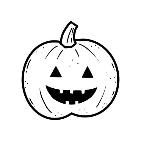 Pumpkin for Halloween. Autumn harvest. Sketch. Vector doodle ...