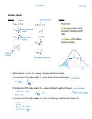 Statistical Inference Confidence Intervals Review Course Hero