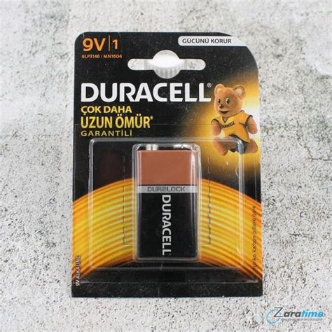 Алкална батерия Duracell 9V / MN1604 | ZARATIME.com