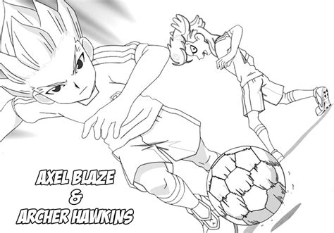 Inazuma Eleven Go Para Colorear E Imprimir