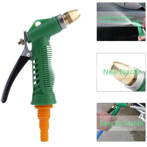 High Pressure Garden Hose Nozzle Water Spray Gun Copperhead