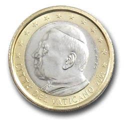 Vatikan 1 Euro Münze 2003 euro muenzen tv Der Online Euromünzen Katalog