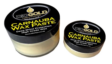 Diogold Carnauba Wax Paste 200ml And 50ml — Uk