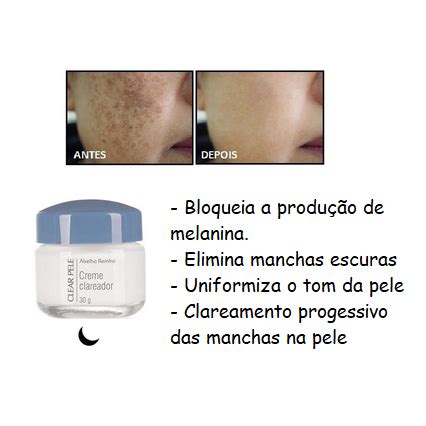 Creme Facial Clareador Noturno Para Melasma Mancha De Sol Sardas