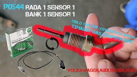 P0544 Snímač Teploty Spalin Dpf Řada 1 Sensor 1 G235 Youtube