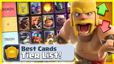 Newest Ranking Every Card In Clash Royale Tier List By